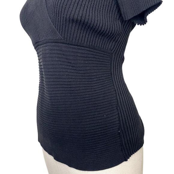 Worthington Retro Chic Cross V-neck Blouse - Picture 7 of 13